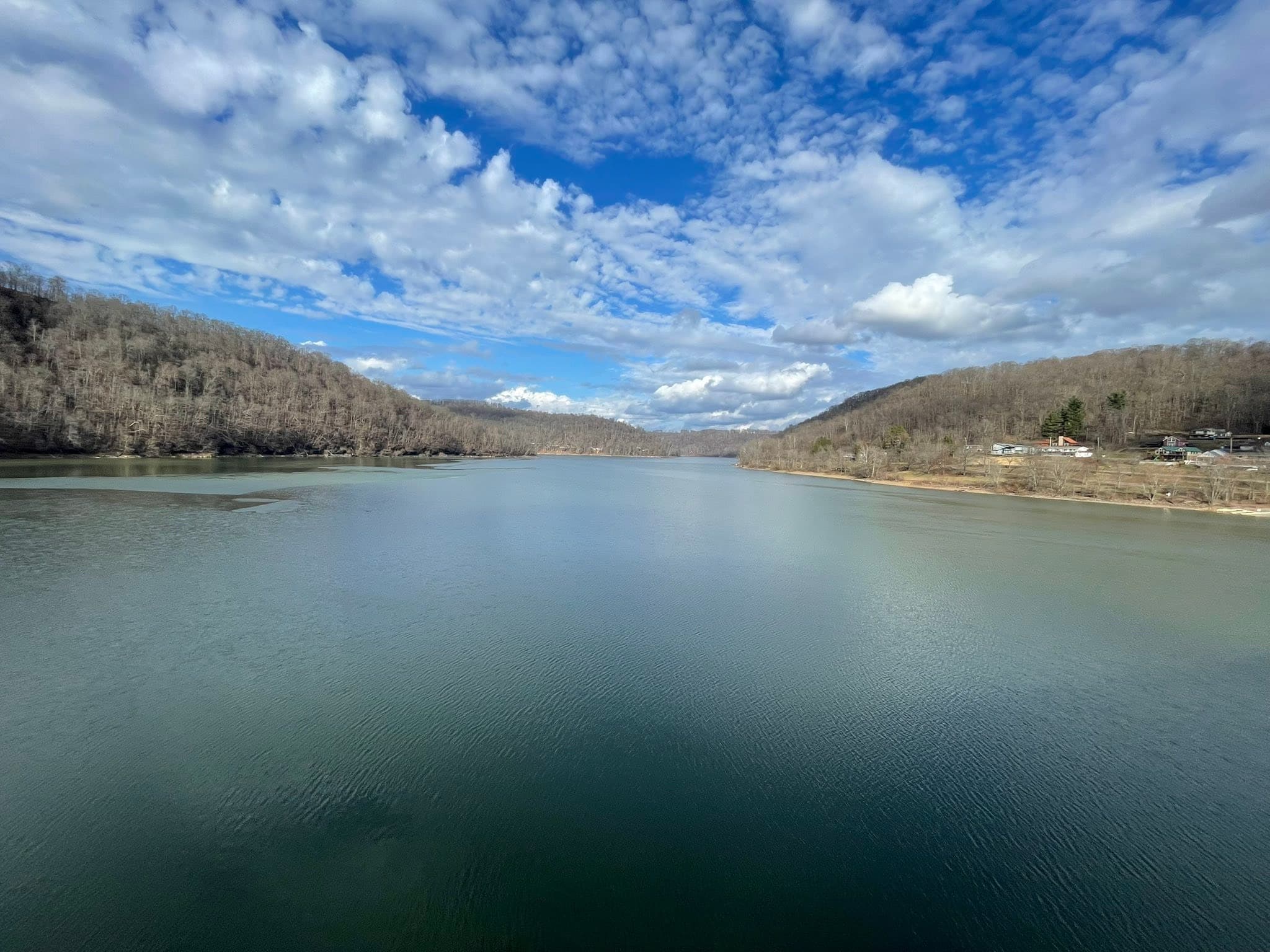View north from the Great Crossings Bridge