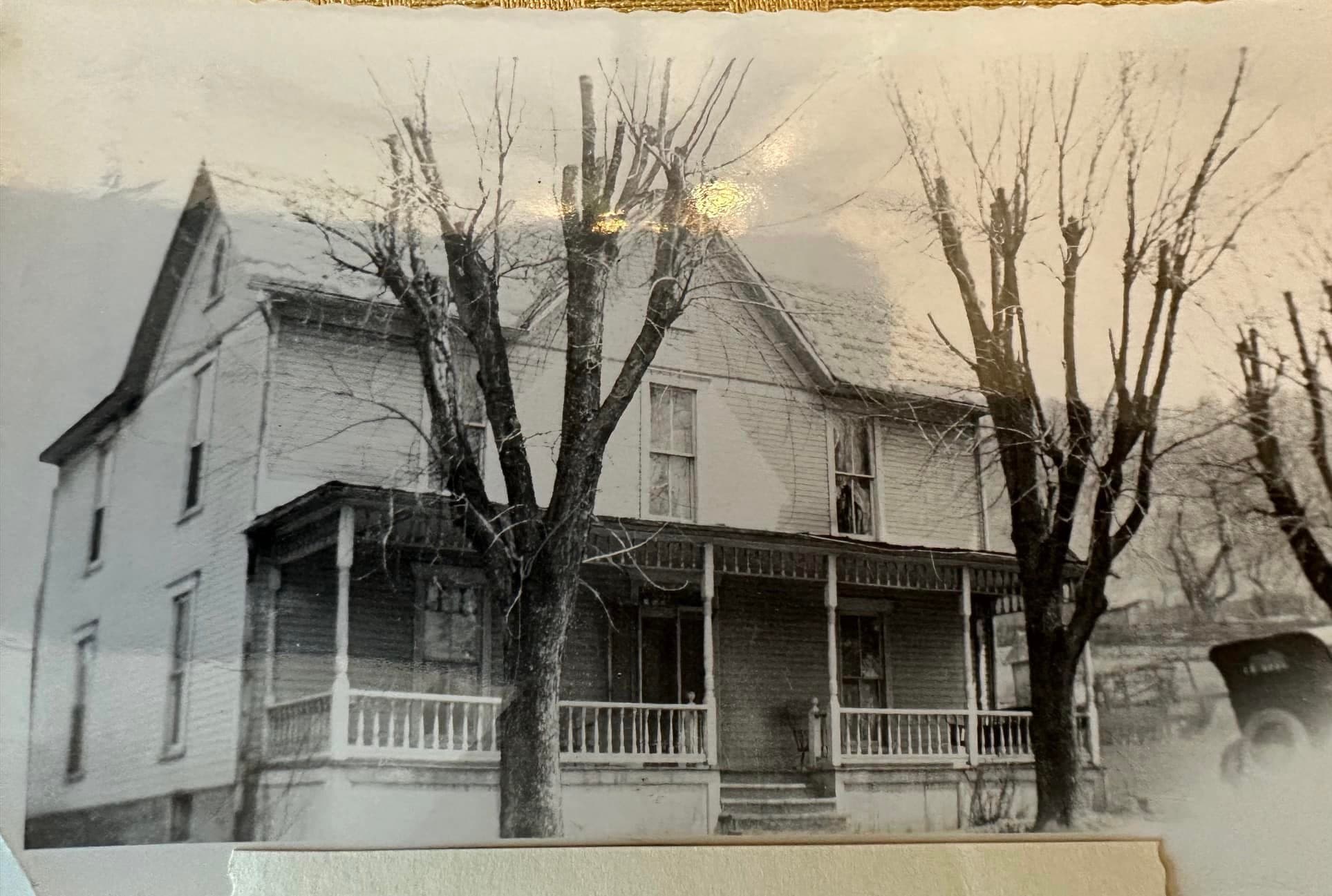 Remains of old Somerfield visible at low water