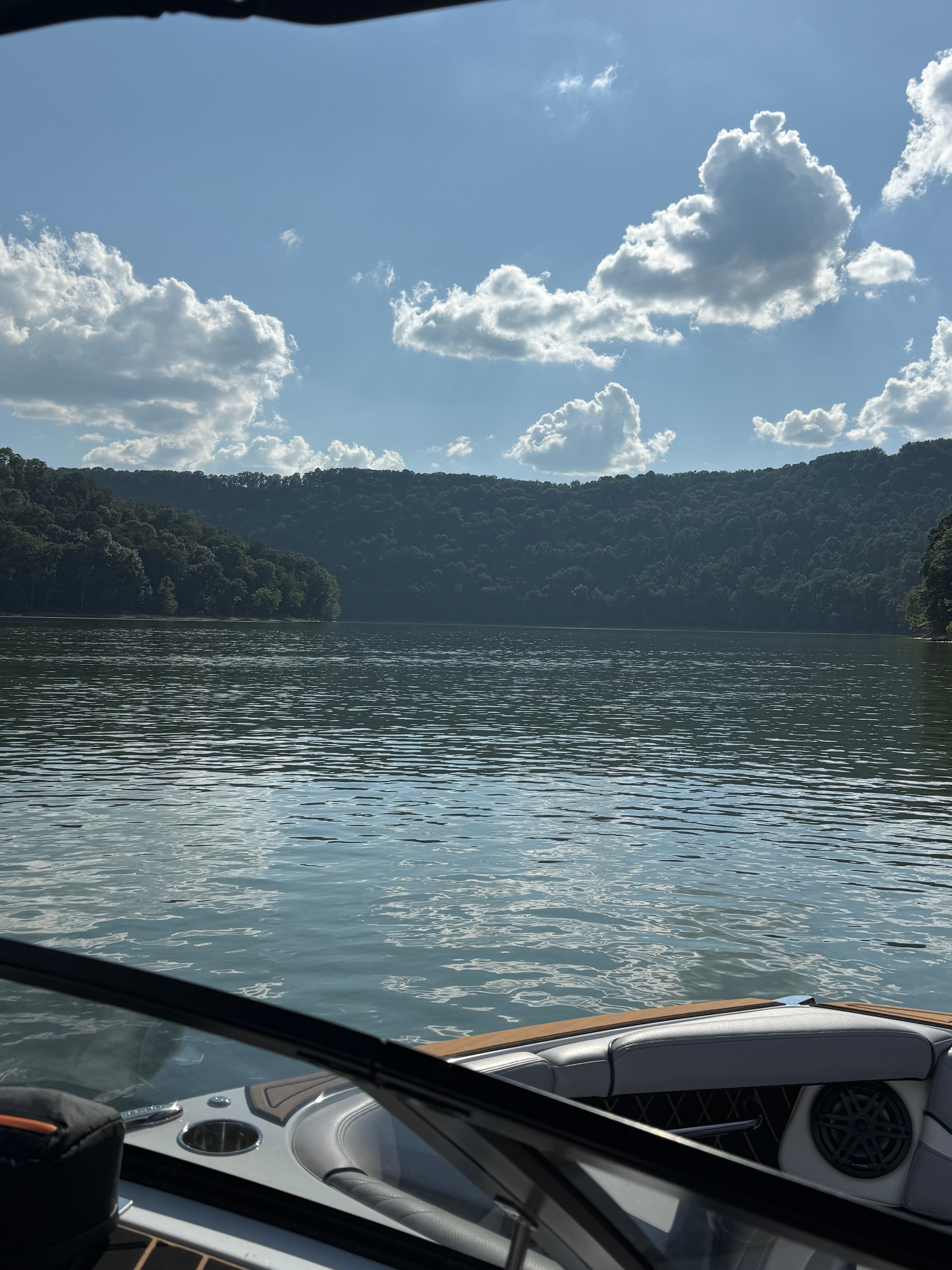 View of Yough Lake from a boat