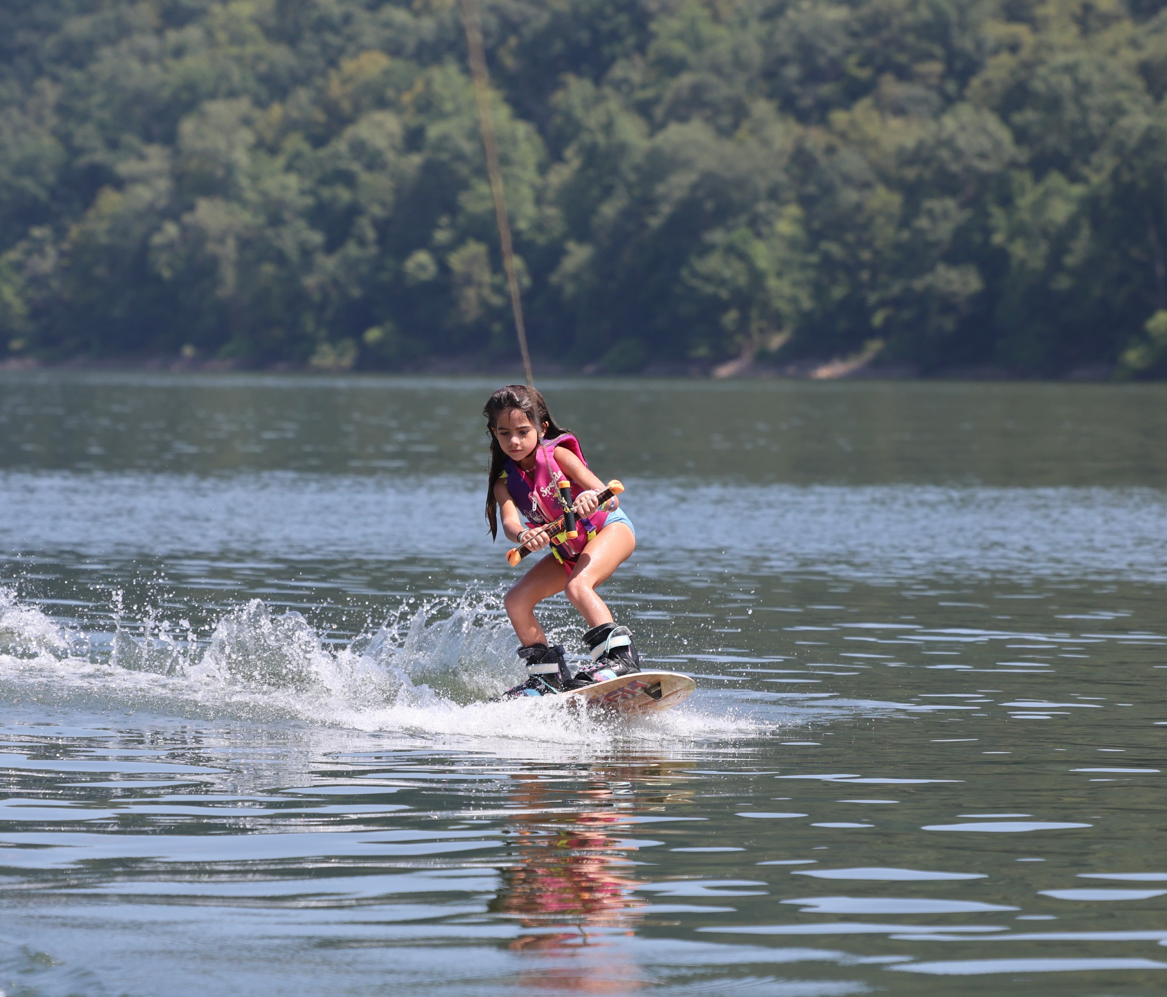 Wakeboarding on Yough Lake